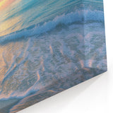 Serene Barbados Beach Sunset – Gentle Waves and Soft Pastel Skies Art