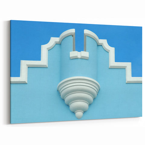 Bermuda Wall Art - Pastel Architecture and Scenic Caribbean Blue Skies