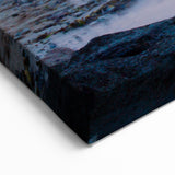 Coastal Bermuda Artwork - Dramatic Sunset and Rock Formations by the Sea