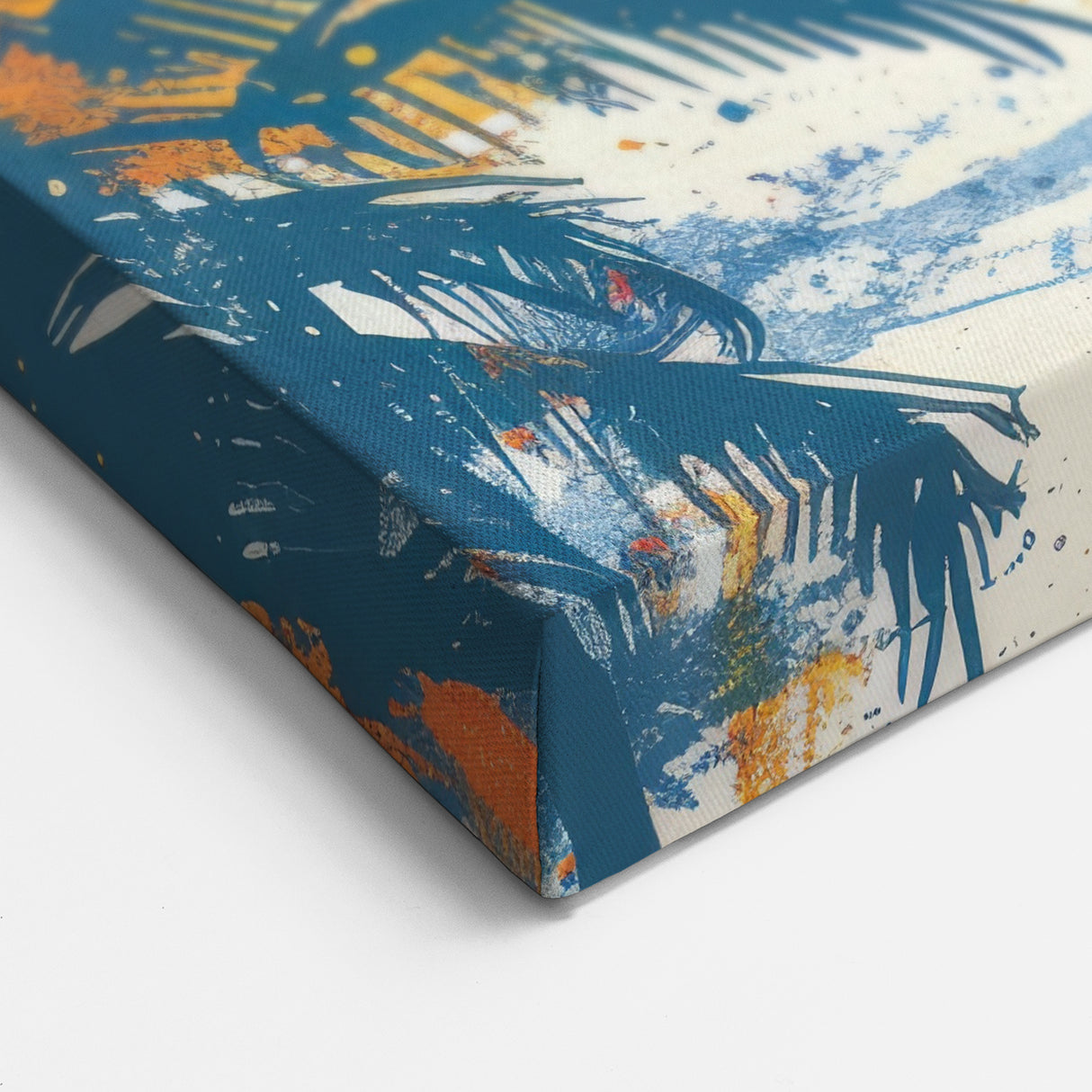 Tropical Island Prints - Bold Sunset and Palm Trees in Artistic Style
