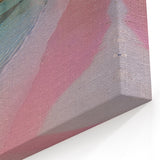 Bermuda Beach Canvas - Pink Sand Shoreline and Tranquil Caribbean Waters