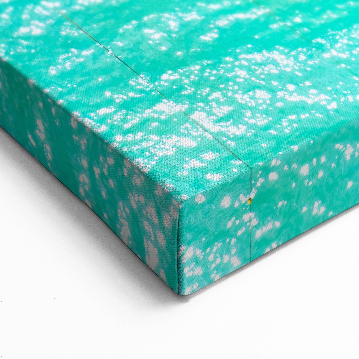 Tropical Canvas Art – Aerial Boats in Turquoise Waters of Cayman Island