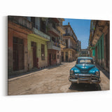 Cuban Scenery Prints – Classic Car in Havana Streets Cuban Culture Art