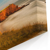 Lighthouse Coastal Scene Quebec – Scenic Cliff Landscape Wall Art