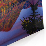 Autumn Mountain Reflection Quebec – Scenic Landscape Wall Art