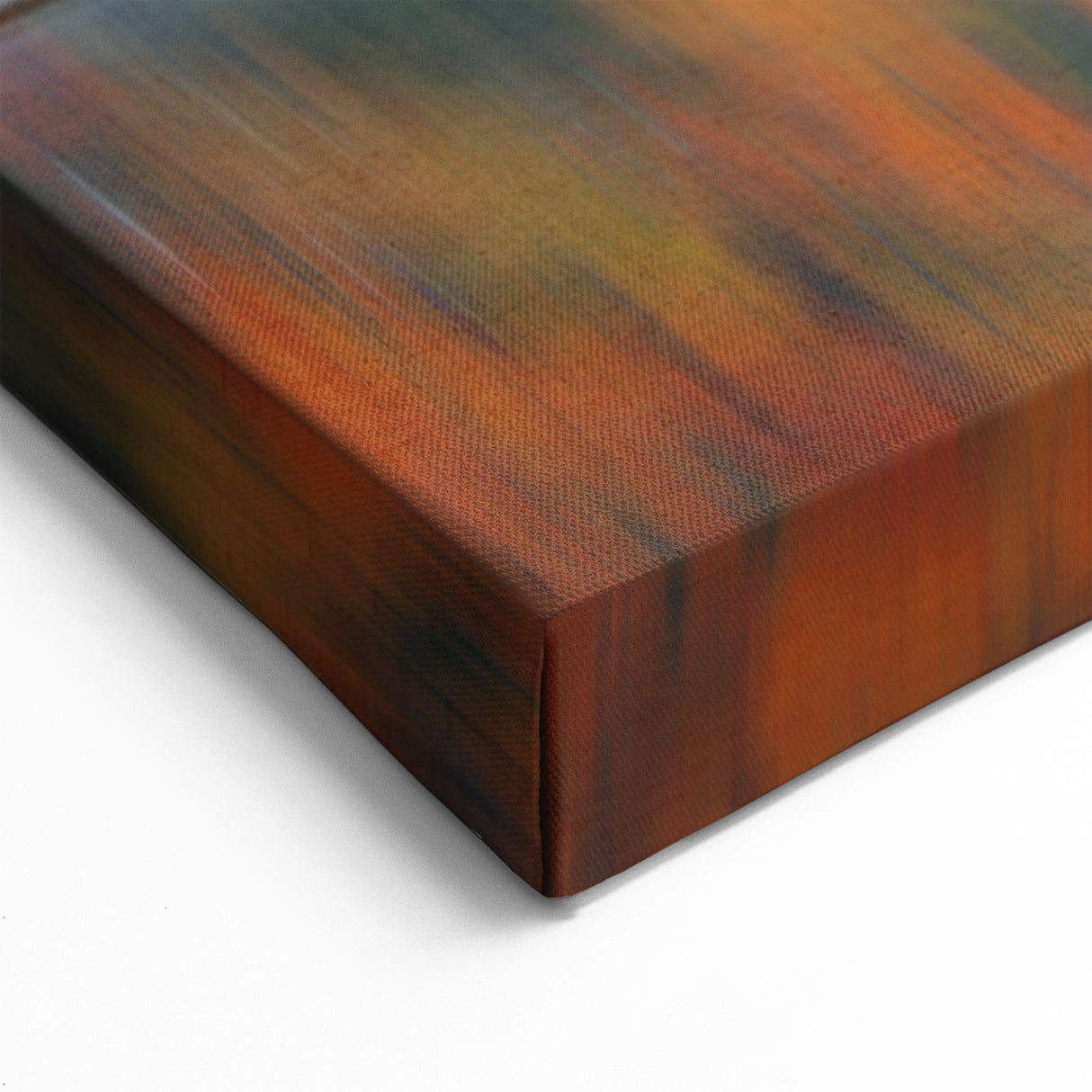 Forest Lakeside Autumn Quebec – Vibrant Fall Foliage Landscape Wall Art