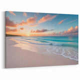 Havana Artwork – Serene Beach Sunrise Over Tropical Cuban Waters
