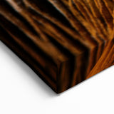 Earthy Textured Wall Art: Nature Close-Up of Organic Patterns Canvas Art