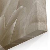 Sepia-Toned Floral Wall Art: Vintage Close-Up of Blooming Petals Canvas