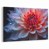 Nature-Inspired Floral Wall Art: Blooming Flower Close-Up Botanical Print