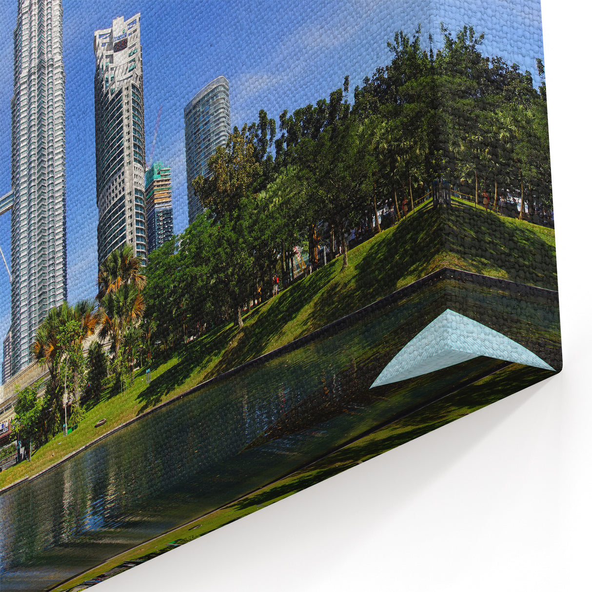 Petronas Towers and Kuala Lumpur Skyline - Malaysia Wall Art Print