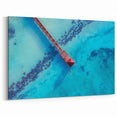 Punta Cana Wall Decor - Aerial Pier Over Turquoise Dominican Waters