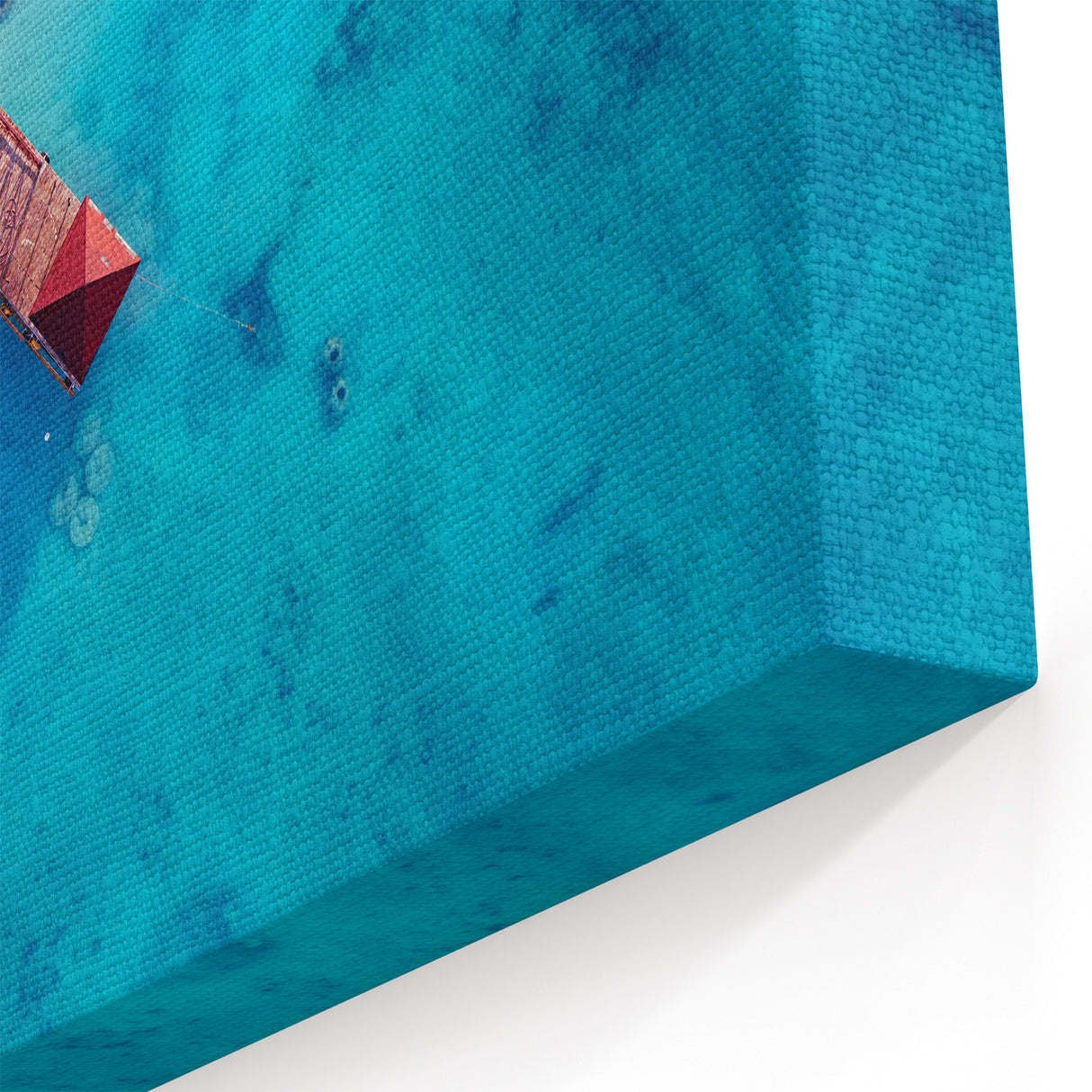 Punta Cana Wall Decor - Aerial Pier Over Turquoise Dominican Waters