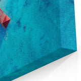 Punta Cana Wall Decor - Aerial Pier Over Turquoise Dominican Waters