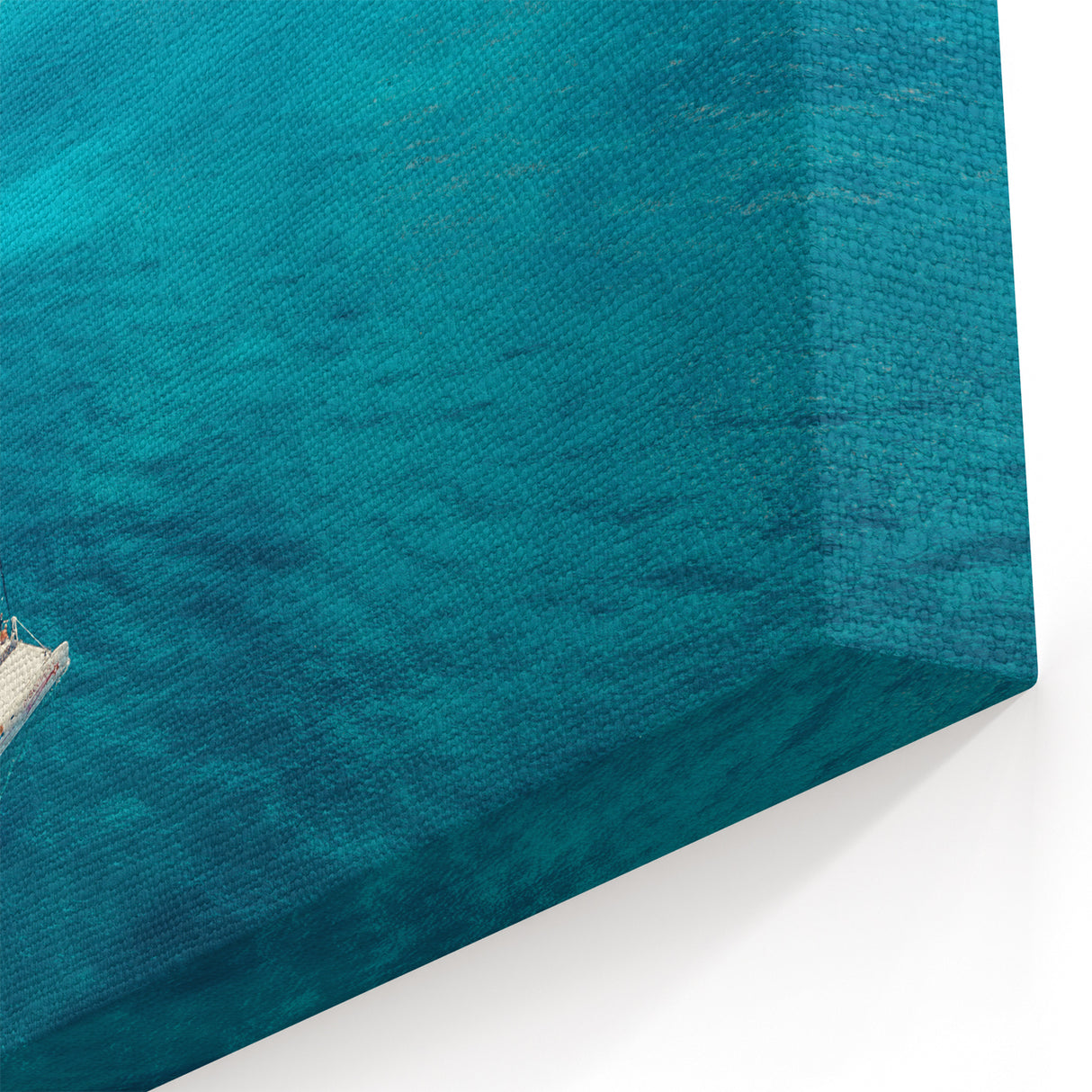 Dominican Republic Canvas Prints - Sailboat on Calm Caribbean Waters