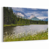 Stunning Wildflowers Photography Wall Art - Vibrant Floral Canvas Print