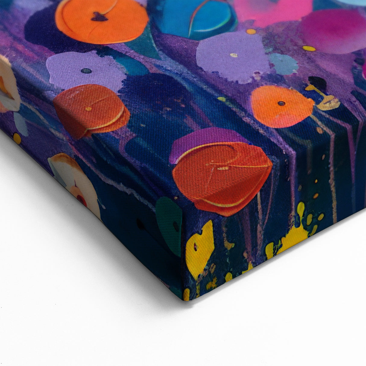 Colorful Wildflower Canvas Print – Vibrant Floral Wall Art for Any Room