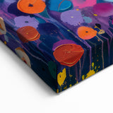 Colorful Wildflower Canvas Print – Vibrant Floral Wall Art for Any Room