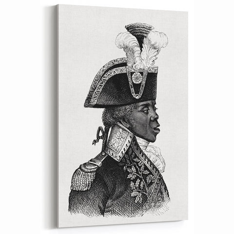 Haiti Wall Art - Haitian Culture Artwork Featuring Historic Portrait