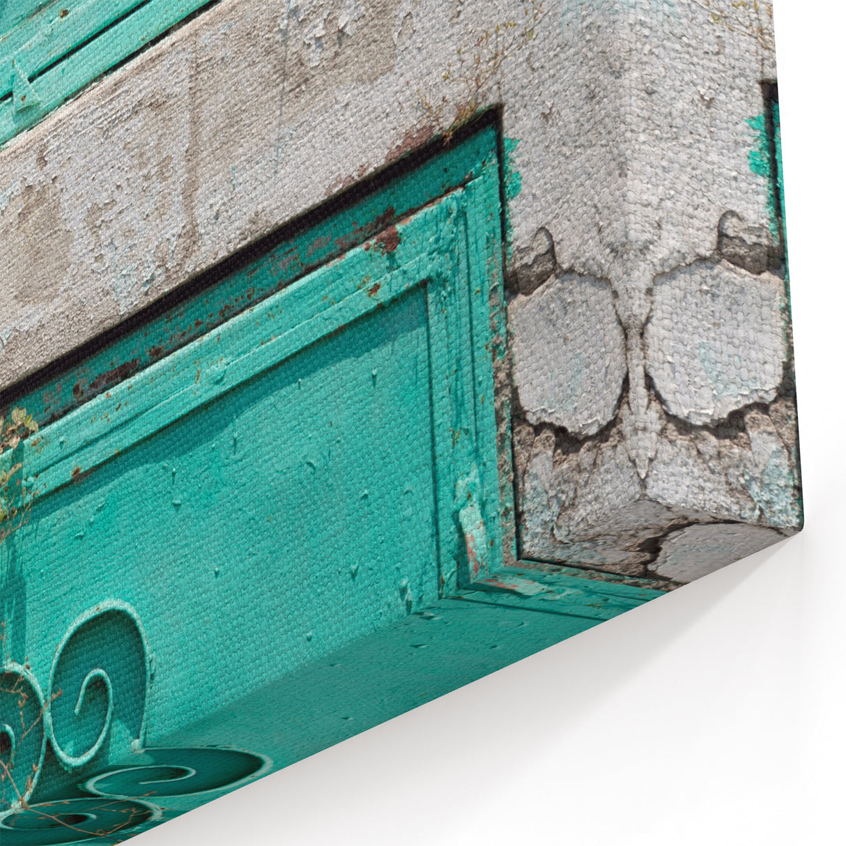 Haitian Landscape Prints - Tropical Decor from Haiti with Rustic Heart Design