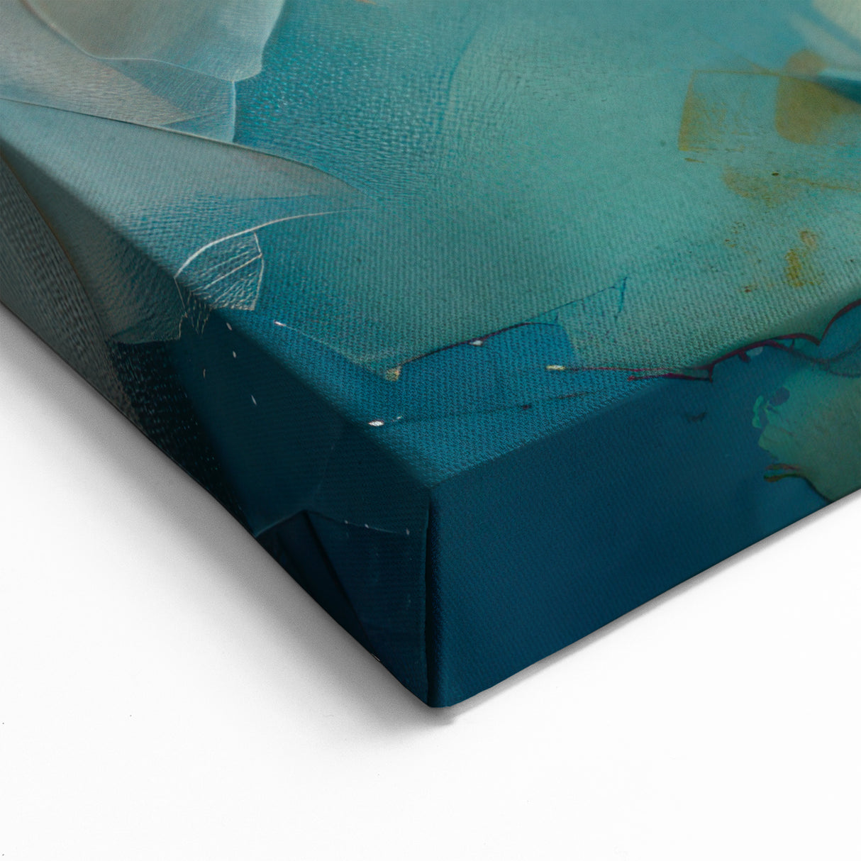 Blue Butterfly and Daisy Wall Art – Vibrant Nature-Inspired Canvas Print