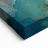 Blue Butterfly and Daisy Wall Art – Vibrant Nature-Inspired Canvas Print