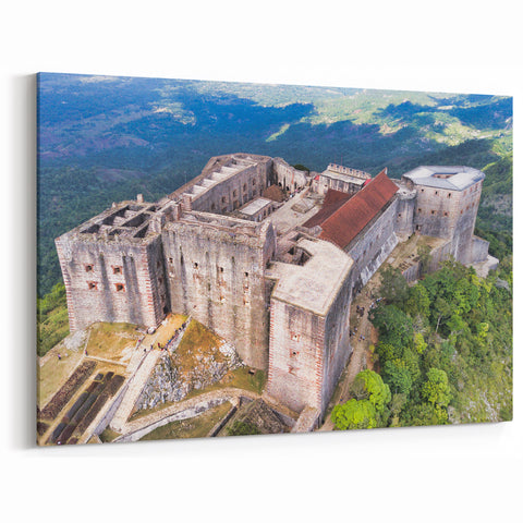 Haitian Landscape Prints - Haitian Culture Artwork of Historic Citadel