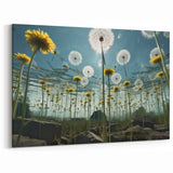 Underwater Dandelion Photography Print - Nature-Inspired Wall Art