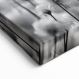 Black and White Dandelion Field Print - Minimalist Nature Wall Art