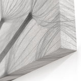 Minimalist Dandelion Close-Up Print - Elegant Black and White Wall Art