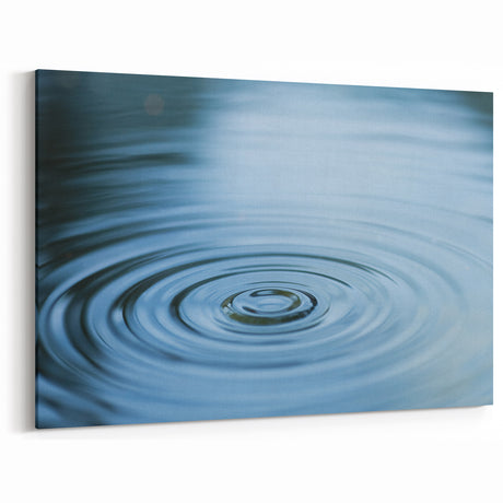Tranquil Water Ripples Close-Up - Nature Water-Themed Wall Art Decor