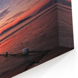 Malaysia Wall Art – Coastal Sunset with Vibrant Sky and Tranquil Waters