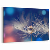 Elegant Water Droplet on Dandelion - Nature Close-Up Photography Art