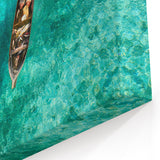 Framed Malaysian Art – Traditional Fisherman on Clear Turquoise Waters