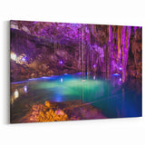Yucatan Wall Art - Stunning Cenote Photography Canvas