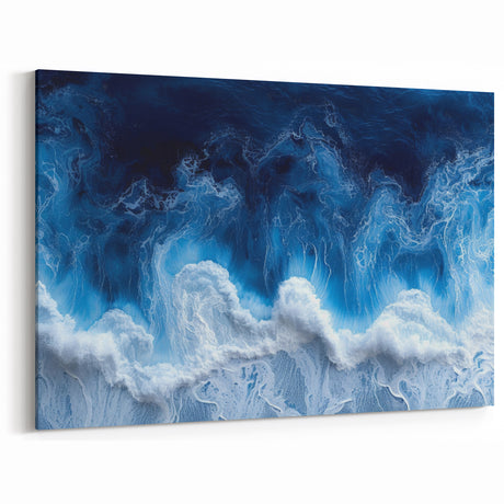 Majestic Ocean Wave Close-Up - Nature Water-Themed Wall Art Print