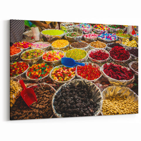 Jamaican Market Vibes - Vibrant Caribbean Wall Art Print