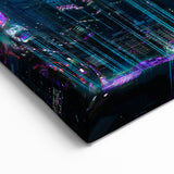 Acrylic Malaysia Scenes – Futuristic Kuala Lumpur Cityscape at Night