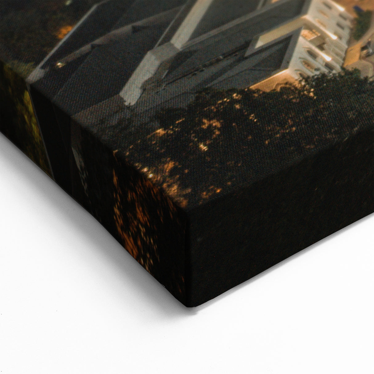 Framed Malaysian Art – Majestic Mosque Illuminated at Night in Kuala Lumpur