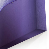Delicate Purple Petal with Water Droplets - Nature Close-Up Wall Art