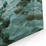 Abstract Water Molecules Close-Up - Modern Nature-Inspired Wall Art