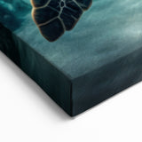 Acrylic Malaysia Scenes – Majestic Sea Turtle Swimming Underwater