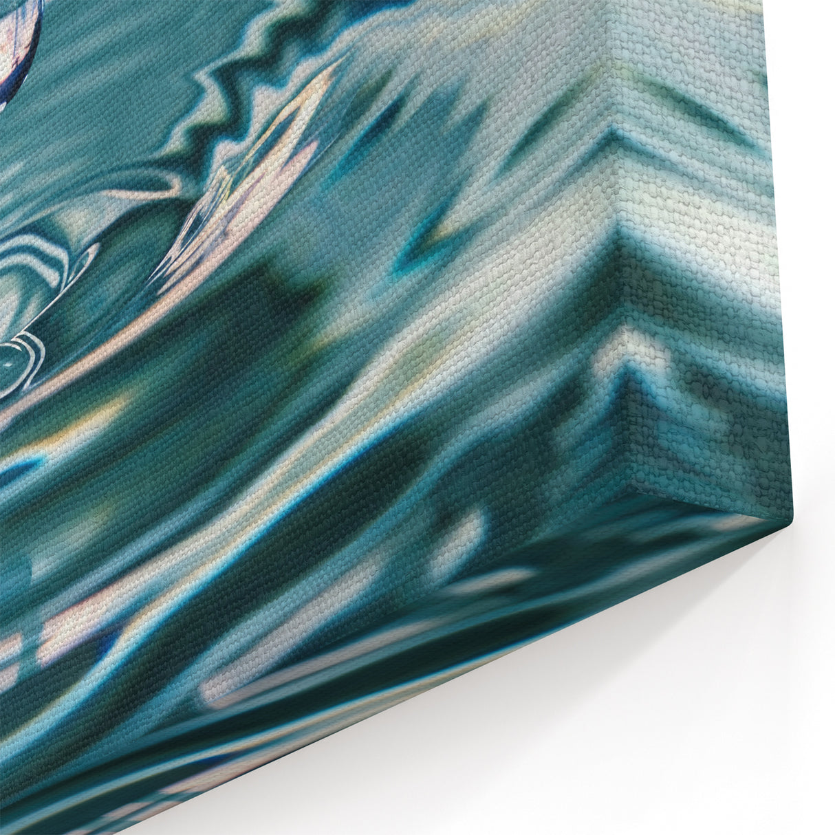 Serene Water Droplet Ripple Close-Up - Nature Water-Themed Wall Art