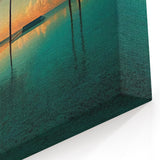 Caribbean Wall Art - Relaxing Sunset by Tropical Pool in Jamaica