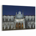 Framed Malaysia Art – Illuminated Colonial Architecture at Night
