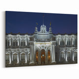 Framed Malaysia Art – Illuminated Colonial Architecture at Night