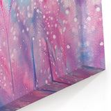 Dreamy Water-Themed Art - Nature Close-Up Pastel Water Canvas Print