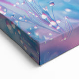 Dreamy Water-Themed Art - Nature Close-Up Pastel Water Canvas Print