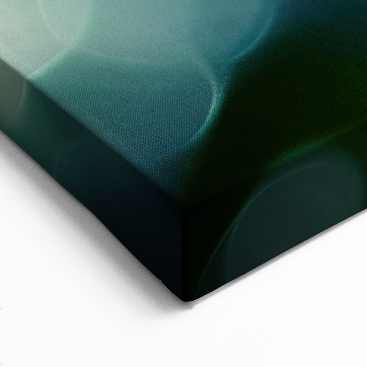 Tranquil Leaf Water Art - Nature Close-Up Water-Themed Canvas Print
