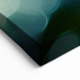 Tranquil Leaf Water Art - Nature Close-Up Water-Themed Canvas Print